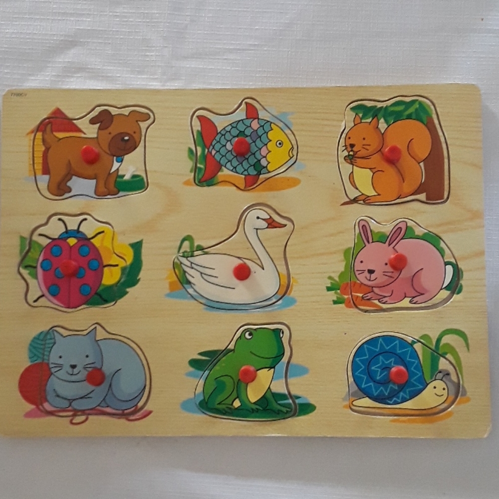 Wooden Toy Animal Puzzle